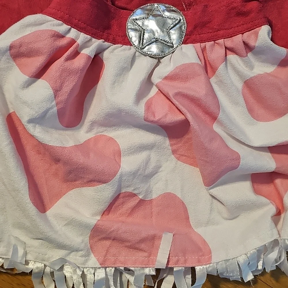 Melissa & Doug Pink and White 2 Piece Cowgirl Costume